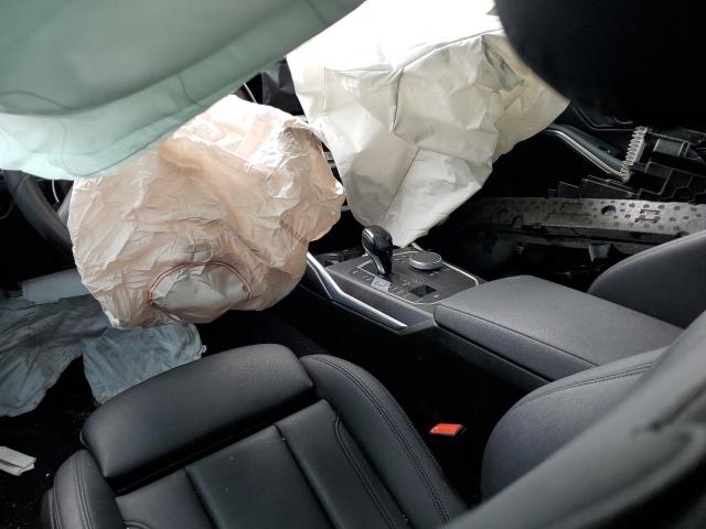 3MW5R7J05M8C00335 - 2021 BMW 3 SERIES BLUE photo 8