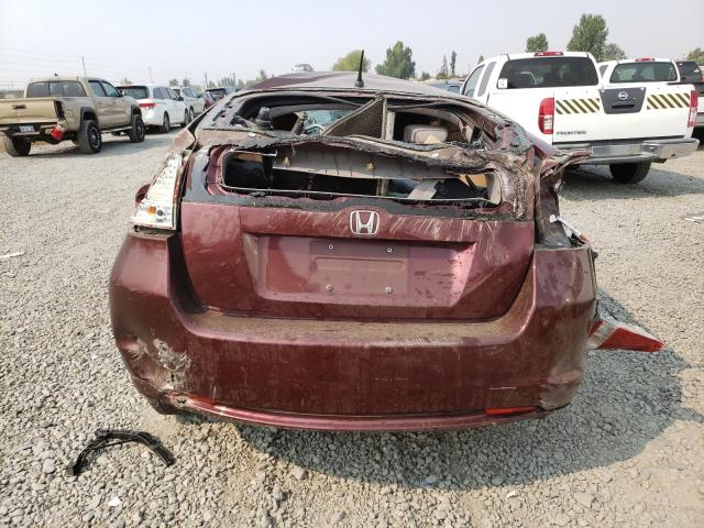 JHMZE2H32BS012370 - 2011 HONDA INSIGHT BURGUNDY photo 6