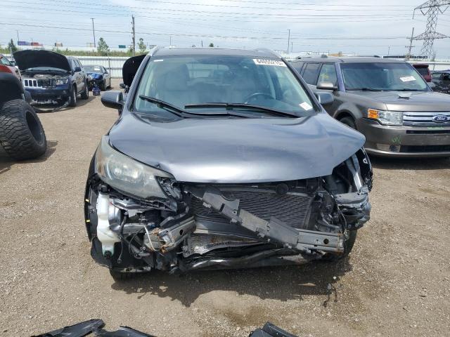 2HKRM4H77DH690116 - 2013 HONDA CR-V EXL GRAY photo 5