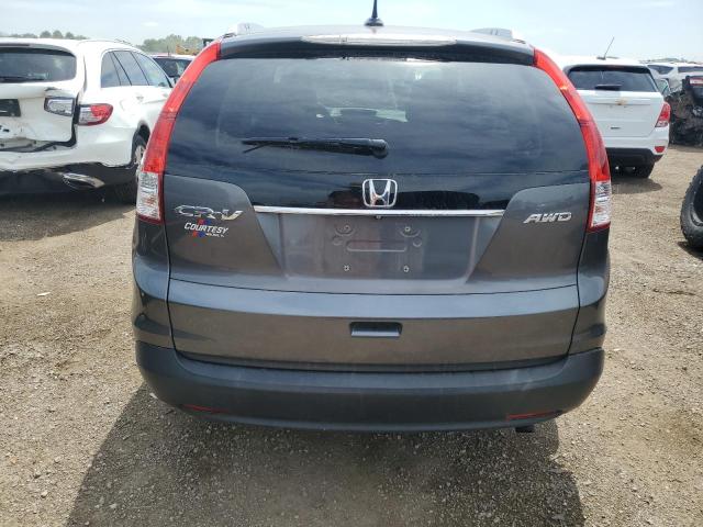2HKRM4H77DH690116 - 2013 HONDA CR-V EXL GRAY photo 6