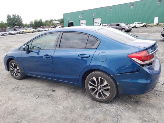 2HGFB2E53FH056878 - 2015 HONDA CIVIC LX BLUE photo 2