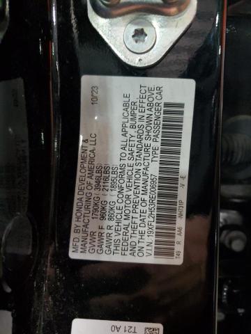 19XFL2H53RE006957 - 2024 HONDA CIVIC LX BLACK photo 13