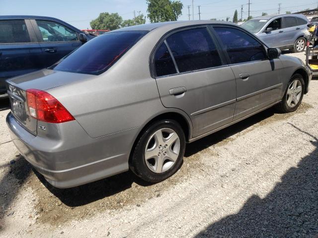 JHMES26795S001240 - 2005 HONDA CIVIC EX GRAY photo 3