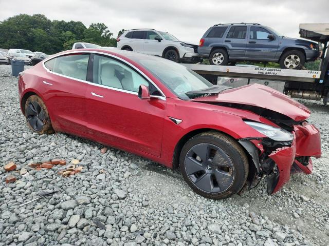 5YJ3E1EB0LF668191 - 2020 TESLA MODEL 3 Бордовий фото 4