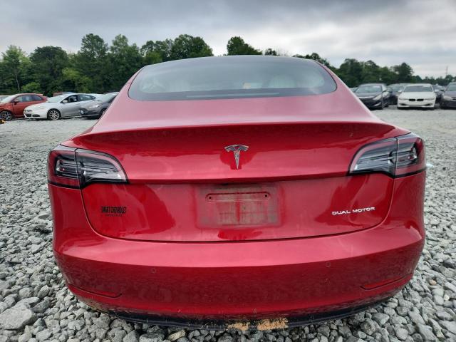 5YJ3E1EB0LF668191 - 2020 TESLA MODEL 3 Бордовий фото 6