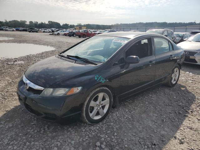 2HGFA16639H322330 - 2009 HONDA CIVIC LX-S Սև լուսանկար 1