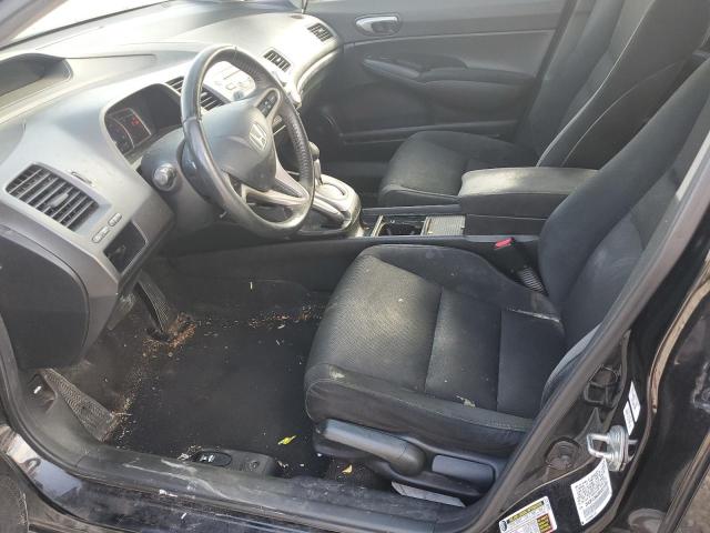 2HGFA16639H322330 - 2009 HONDA CIVIC LX-S Սև լուսանկար 7