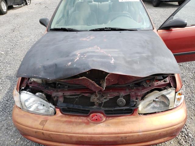 1Y1SK52801Z418411 - 2001 CHEVROLET GEO PRIZM BASE RED photo 11