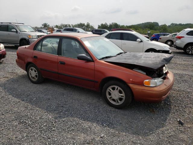 1Y1SK52801Z418411 - 2001 CHEVROLET GEO PRIZM BASE RED photo 4