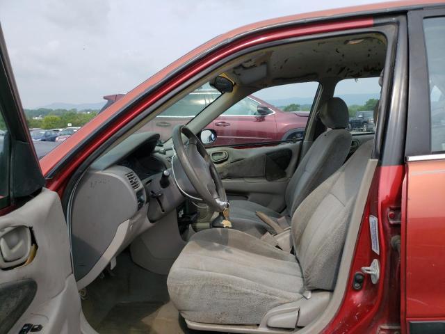 1Y1SK52801Z418411 - 2001 CHEVROLET GEO PRIZM BASE RED photo 7