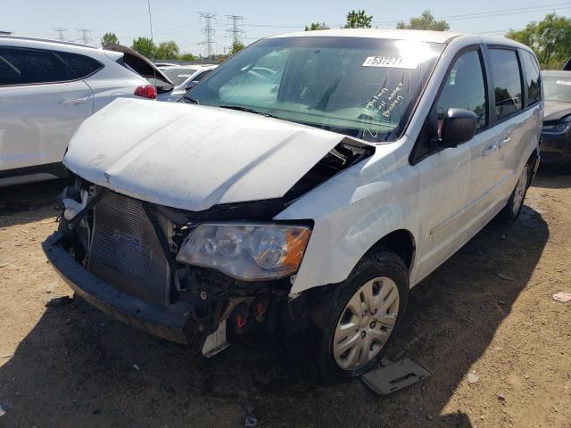 2C4RDGBG1ER393647 - 2014 DODGE GRAND CARA SE WHITE photo 1