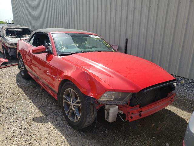 1ZVBP8EM2E5279022 - 2014 FORD MUSTANG RED photo 1