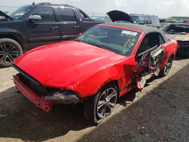 1ZVBP8EM2E5279022 - 2014 FORD MUSTANG RED photo 2