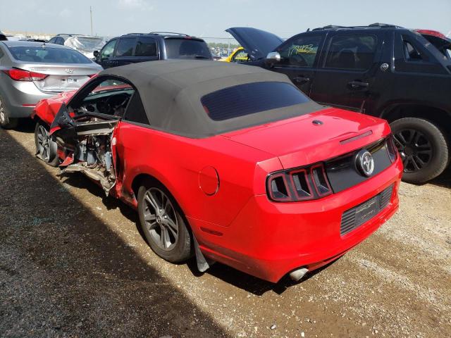 1ZVBP8EM2E5279022 - 2014 FORD MUSTANG RED photo 3