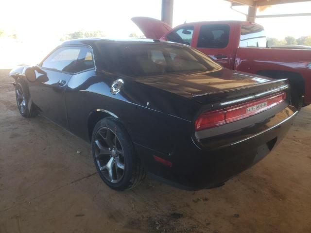 2C3CDYAG2CH110614 - 2012 DODGE CHALLENGER SXT BLACK photo 3