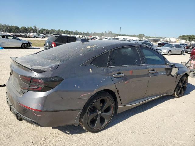 1HGCV1F91JA078648 - 2018 HONDA ACCORD TOURING GRAY photo 3