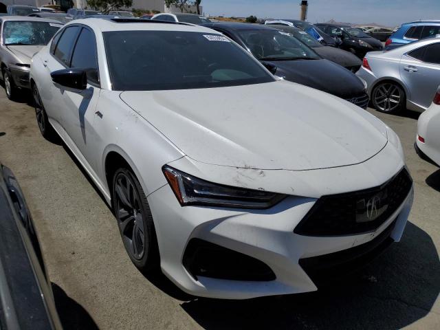 19UUB5F59MA010779 - 2021 ACURA TLX TECH A WHITE photo 4