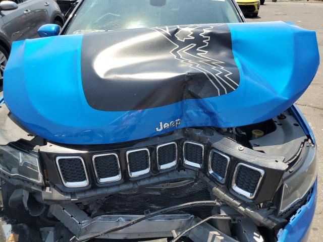 3C4NJCBB4KT616373 - 2019 JEEP COMPASS LATITUDE ლურჯი ფოტო 12