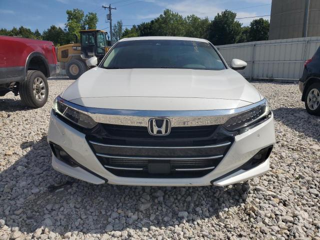 1HGCV2F98MA034513 - 2021 HONDA ACCORD TOURING Weiß Foto 5
