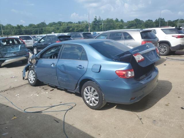 5YFBU4EE3DP098512 - 2013 TOYOTA COROLLA BASE Niebieski zdjęcie 2
