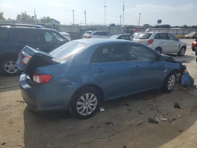 5YFBU4EE3DP098512 - 2013 TOYOTA COROLLA BASE Niebieski zdjęcie 3