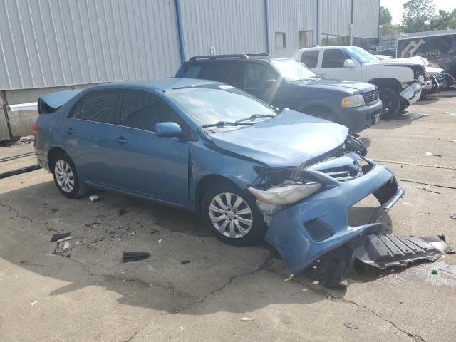 5YFBU4EE3DP098512 - 2013 TOYOTA COROLLA BASE Niebieski zdjęcie 4