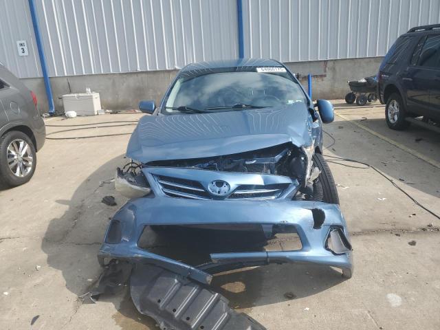 5YFBU4EE3DP098512 - 2013 TOYOTA COROLLA BASE Niebieski zdjęcie 5