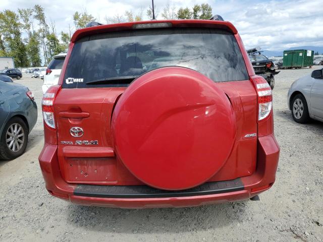 2T3BF4DV1AW036569 - 2010 TOYOTA RAV4 RED photo 6