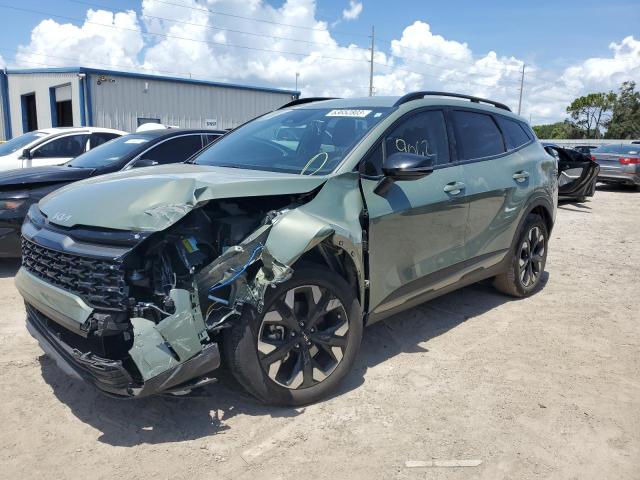 5XYK6CAF0PG088581 - 2023 KIA SPORTAGE X LINE GREEN photo 1