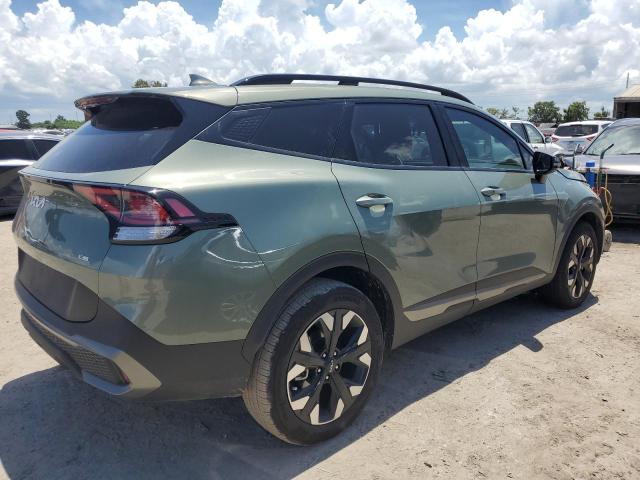 5XYK6CAF0PG088581 - 2023 KIA SPORTAGE X LINE GREEN photo 3