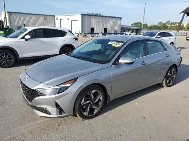 5NPLP4AG6PH092935 - 2023 HYUNDAI ELANTRA LIMITED SILVER photo 1