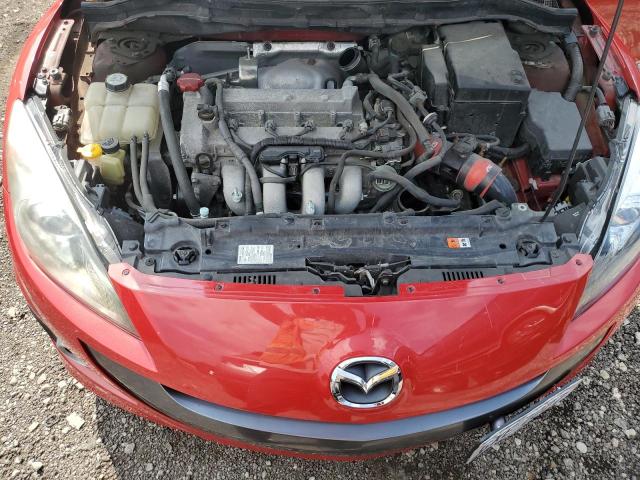 JM1BL1L31D1727501 - 2013 MAZDA SPEED 3 წითელი ფოტო 11