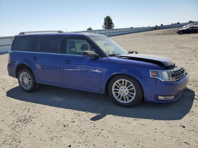 2FMHK6C89EBD30061 - 2014 FORD FLEX SEL BLUE photo 4