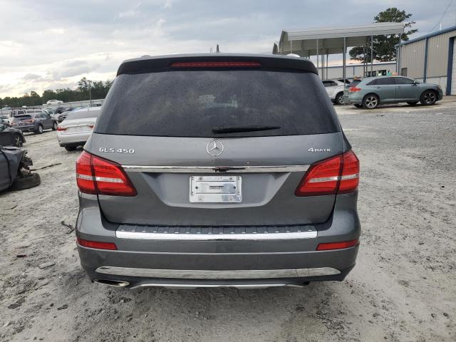 4JGDF6EE8HA990971 - 2017 MERCEDES-BENZ GLS 450 4MATIC GRAY photo 6