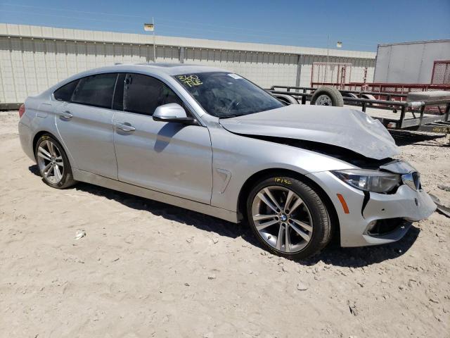 WBA4J5C50JBF06792 - 2018 BMW 440I GRAN COUPE SILVER photo 4