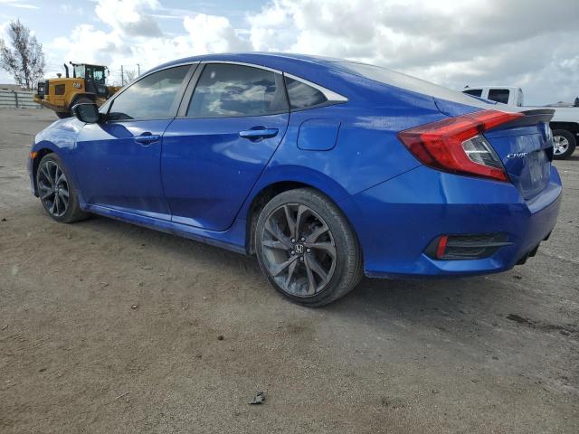 2HGFC2F86LH555899 - 2020 HONDA CIVIC SPORT BLUE photo 2