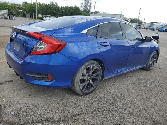 2HGFC2F86LH555899 - 2020 HONDA CIVIC SPORT BLUE photo 3