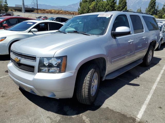 1GNSCJE07DR261391 - 2013 CHEVROLET SUBURBAN C1500 LT SILVER photo 1