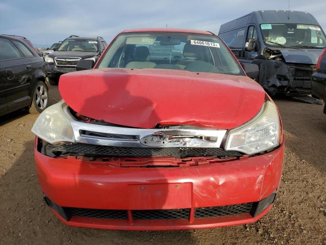 1FAHP34N78W163068 - 2008 FORD FOCUS S/SE RED photo 5