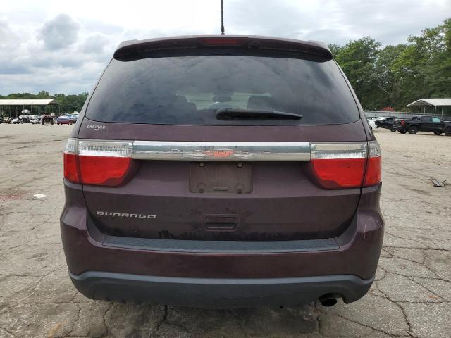 1C4RDHAGXCC146544 - 2012 DODGE DURANGO SXT BURGUNDY photo 6