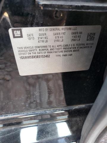 1G6AW5SX5E0153462 - 2014 CADILLAC CTS BLACK photo 12