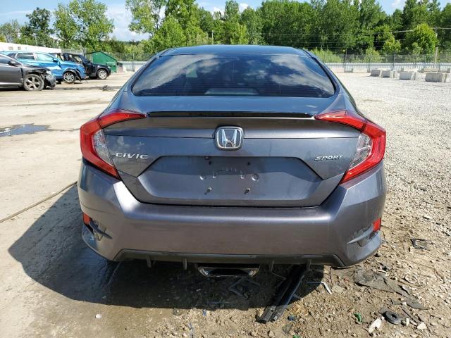 2HGFC2F81LH507680 - 2020 HONDA CIVIC SPORT GRAY photo 6