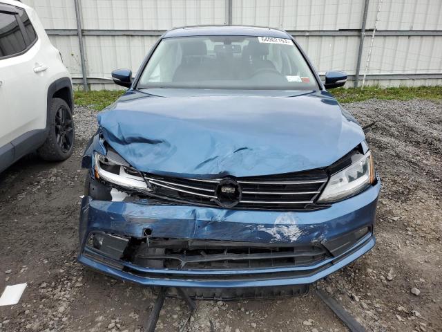 3VWL17AJ2HM262585 - 2017 VOLKSWAGEN JETTA SEL BLUE photo 5