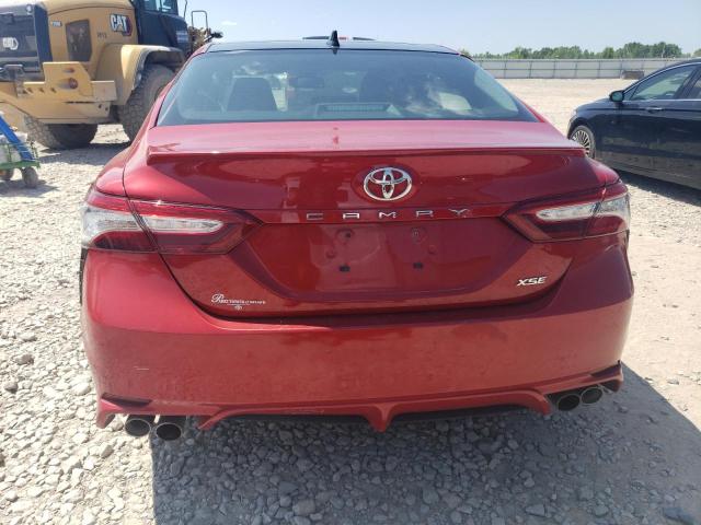 4T1B61HK5KU172910 - 2019 TOYOTA CAMRY XSE RED photo 6