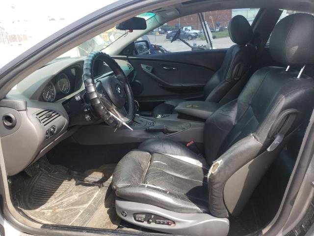WBAEH73454B190651 - 2004 BMW 645 CI AUTOMATIC SILVER photo 8