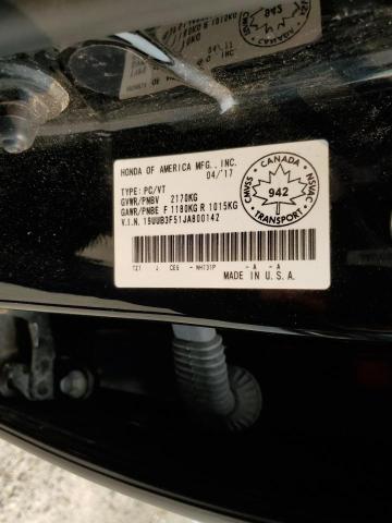 19UUB3F51JA800142 - 2018 ACURA TLX TECH BLACK photo 12