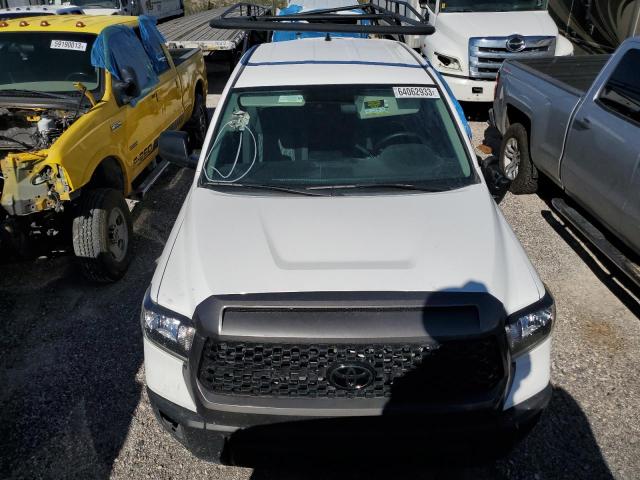 5TFTY5F10MX011970 - 2021 TOYOTA TUNDRA DOUBLE CAB SR/SR5 WHITE photo 5