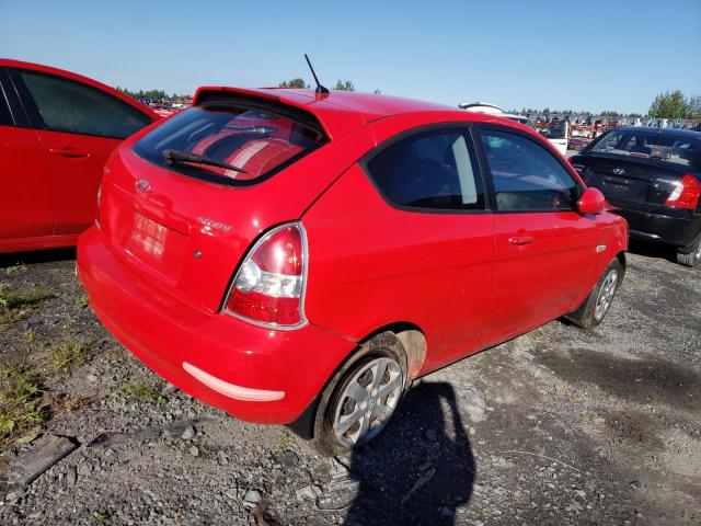 KMHCN35C07U015342 - 2007 HYUNDAI ACCENT BASE RED photo 3