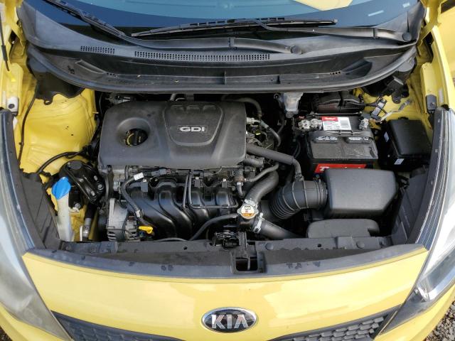 KNADM4A34G6685937 - 2016 KIA RIO LX YELLOW photo 11