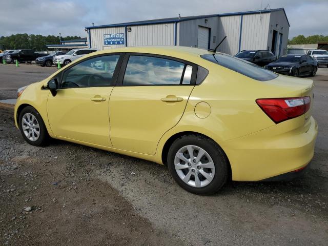 KNADM4A34G6685937 - 2016 KIA RIO LX YELLOW photo 2